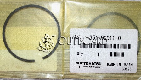 Кольцо поршневое.2-й STD.Tohatsu 5 hp-18hp(351-00011-0)